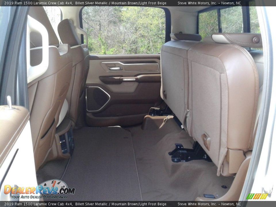 Rear Seat of 2019 Ram 1500 Laramie Crew Cab 4x4 Photo #11