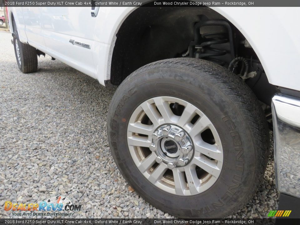 2018 Ford F250 Super Duty XLT Crew Cab 4x4 Oxford White / Earth Gray Photo #3