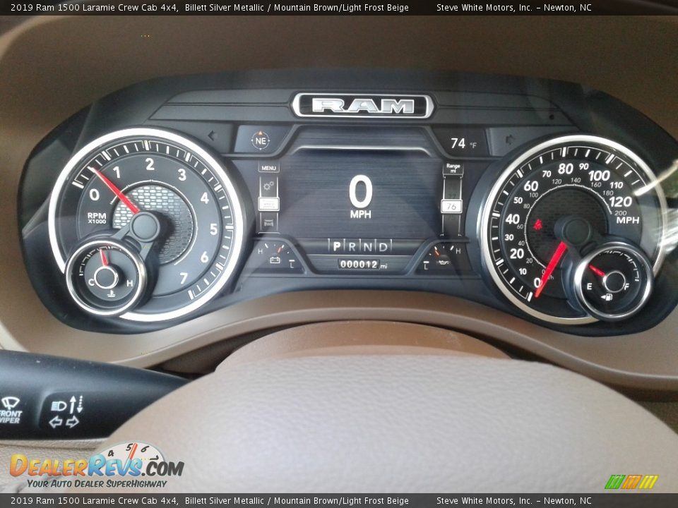 2019 Ram 1500 Laramie Crew Cab 4x4 Gauges Photo #21