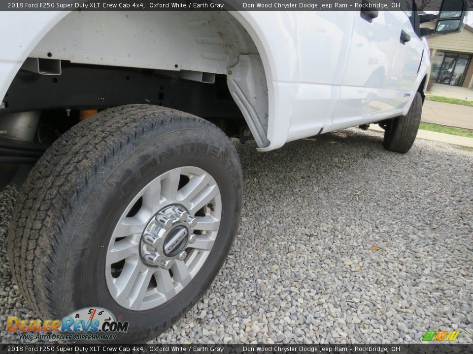 2018 Ford F250 Super Duty XLT Crew Cab 4x4 Oxford White / Earth Gray Photo #15