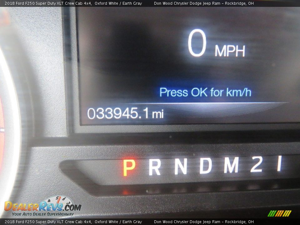 2018 Ford F250 Super Duty XLT Crew Cab 4x4 Oxford White / Earth Gray Photo #22