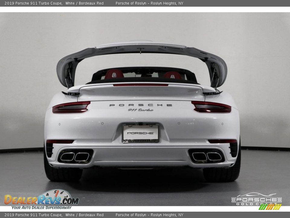 2019 Porsche 911 Turbo Coupe White / Bordeaux Red Photo #7