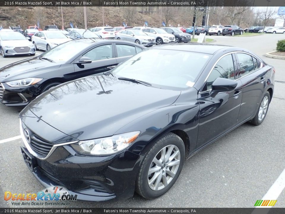 2016 Mazda Mazda6 Sport Jet Black Mica / Black Photo #1