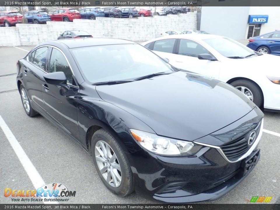 2016 Mazda Mazda6 Sport Jet Black Mica / Black Photo #3
