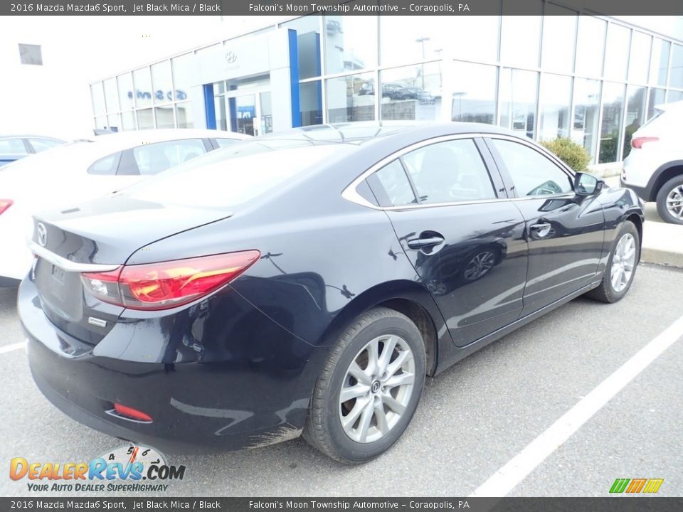2016 Mazda Mazda6 Sport Jet Black Mica / Black Photo #4