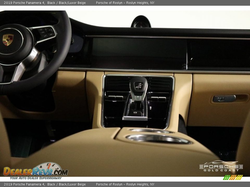 2019 Porsche Panamera 4 Black / Black/Luxor Beige Photo #15