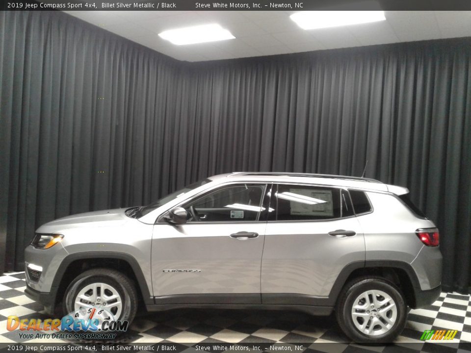 2019 Jeep Compass Sport 4x4 Billet Silver Metallic / Black Photo #1