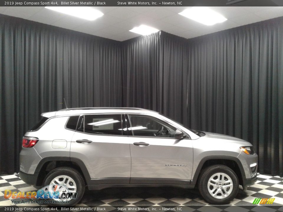2019 Jeep Compass Sport 4x4 Billet Silver Metallic / Black Photo #5