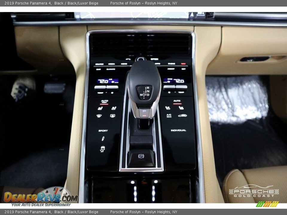 2019 Porsche Panamera 4 Black / Black/Luxor Beige Photo #20