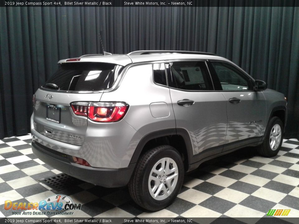 2019 Jeep Compass Sport 4x4 Billet Silver Metallic / Black Photo #6