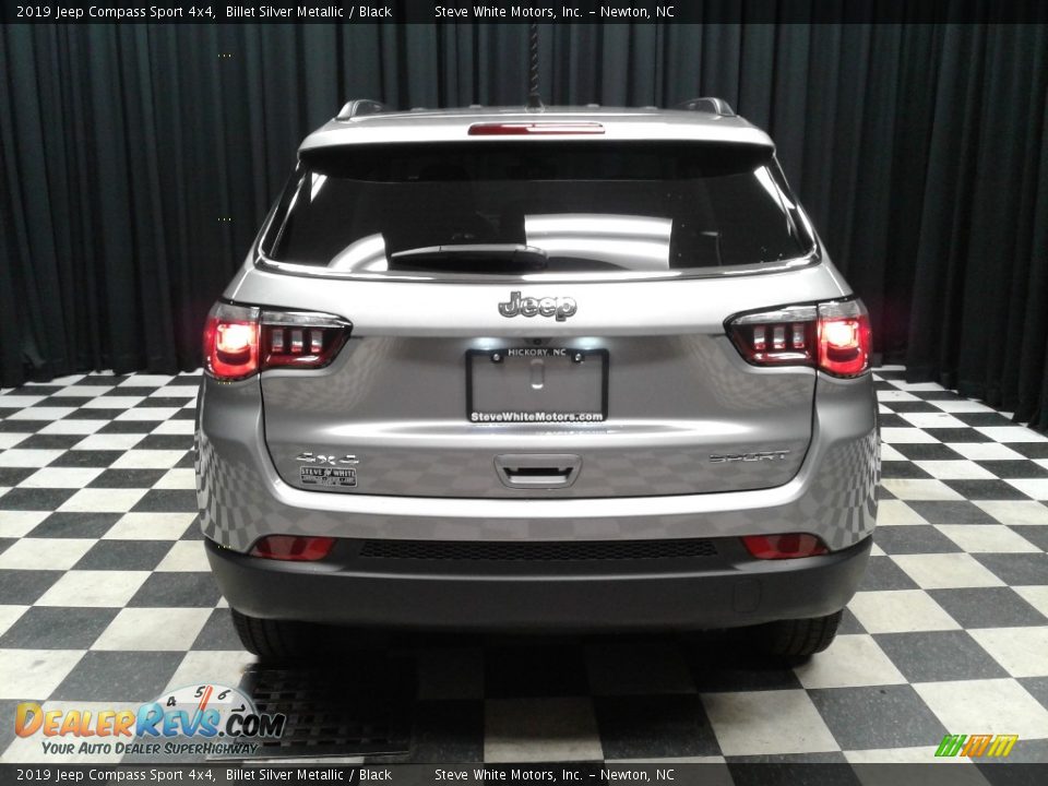 2019 Jeep Compass Sport 4x4 Billet Silver Metallic / Black Photo #7