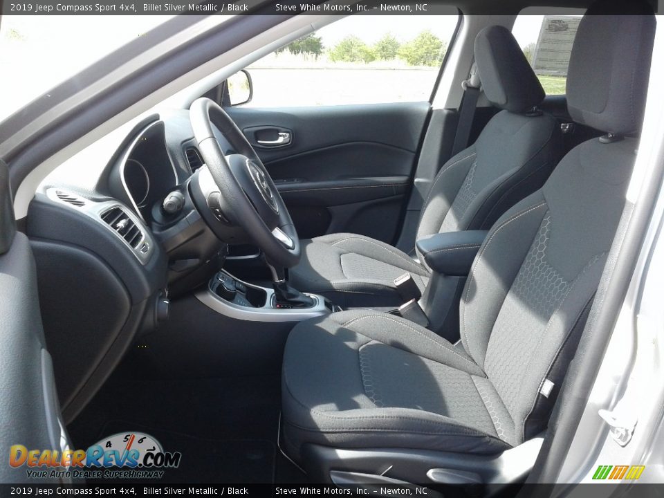 2019 Jeep Compass Sport 4x4 Billet Silver Metallic / Black Photo #10