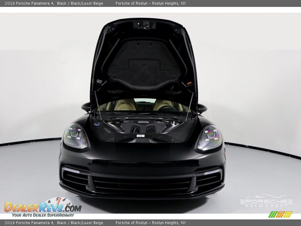2019 Porsche Panamera 4 Black / Black/Luxor Beige Photo #25