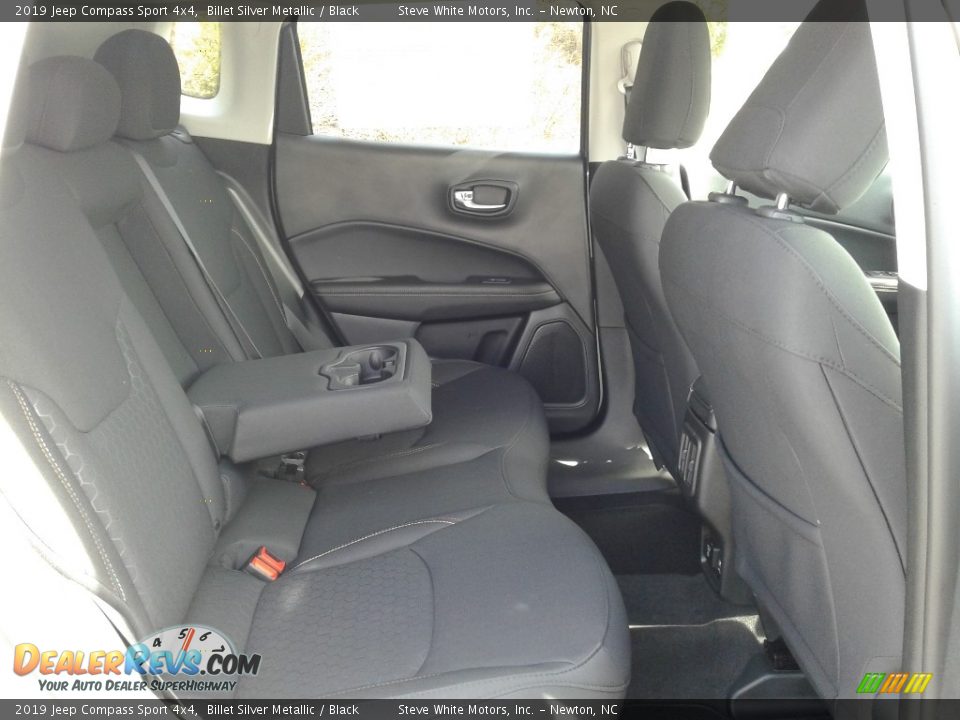 2019 Jeep Compass Sport 4x4 Billet Silver Metallic / Black Photo #14