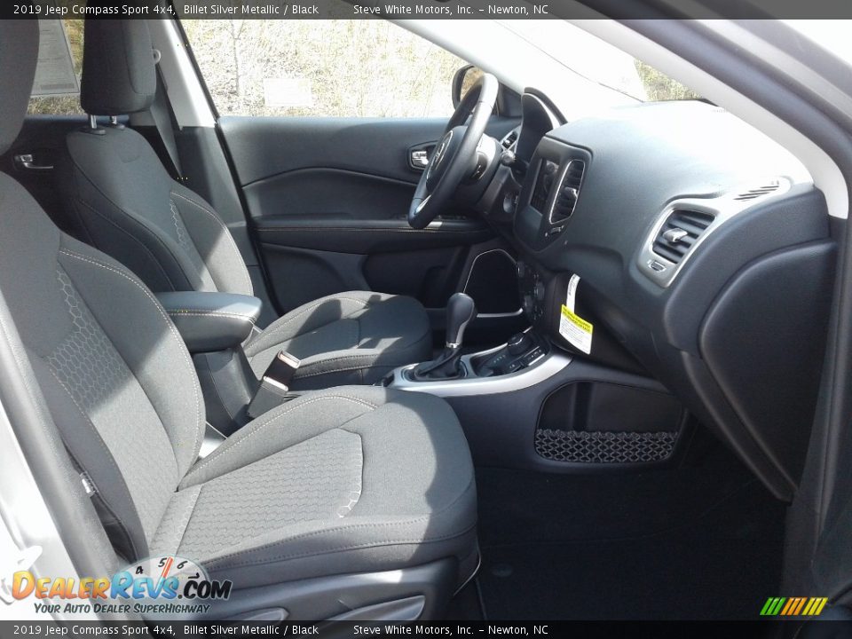 2019 Jeep Compass Sport 4x4 Billet Silver Metallic / Black Photo #15