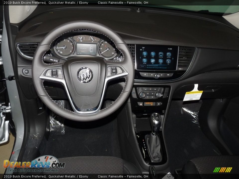 2019 Buick Encore Preferred Quicksilver Metallic / Ebony Photo #8