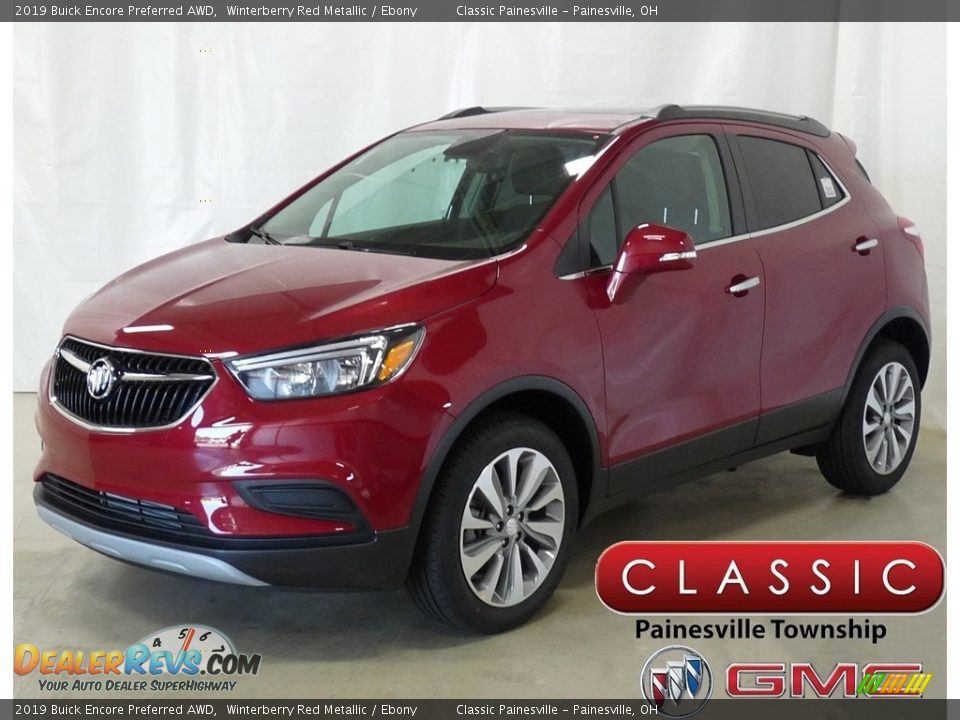 2019 Buick Encore Preferred AWD Winterberry Red Metallic / Ebony Photo #1