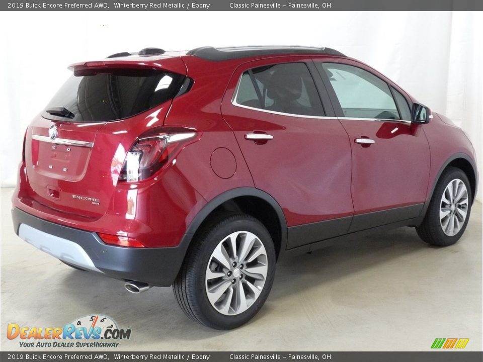 2019 Buick Encore Preferred AWD Winterberry Red Metallic / Ebony Photo #2