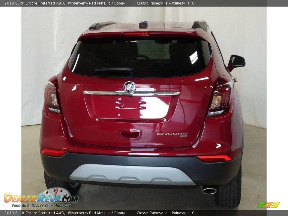 2019 Buick Encore Preferred AWD Winterberry Red Metallic / Ebony Photo #3