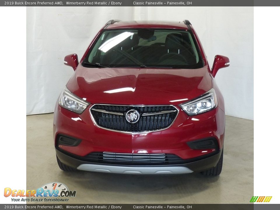 2019 Buick Encore Preferred AWD Winterberry Red Metallic / Ebony Photo #4