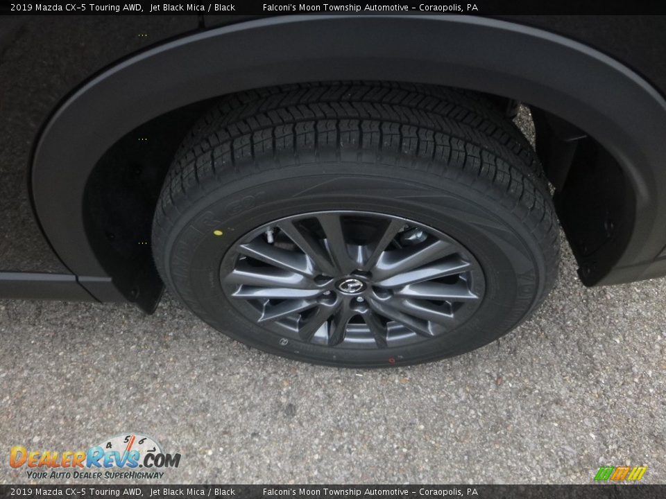 2019 Mazda CX-5 Touring AWD Jet Black Mica / Black Photo #7