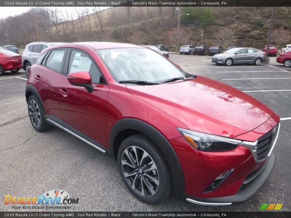 Front 3/4 View of 2019 Mazda CX-3 Grand Touring AWD Photo #3