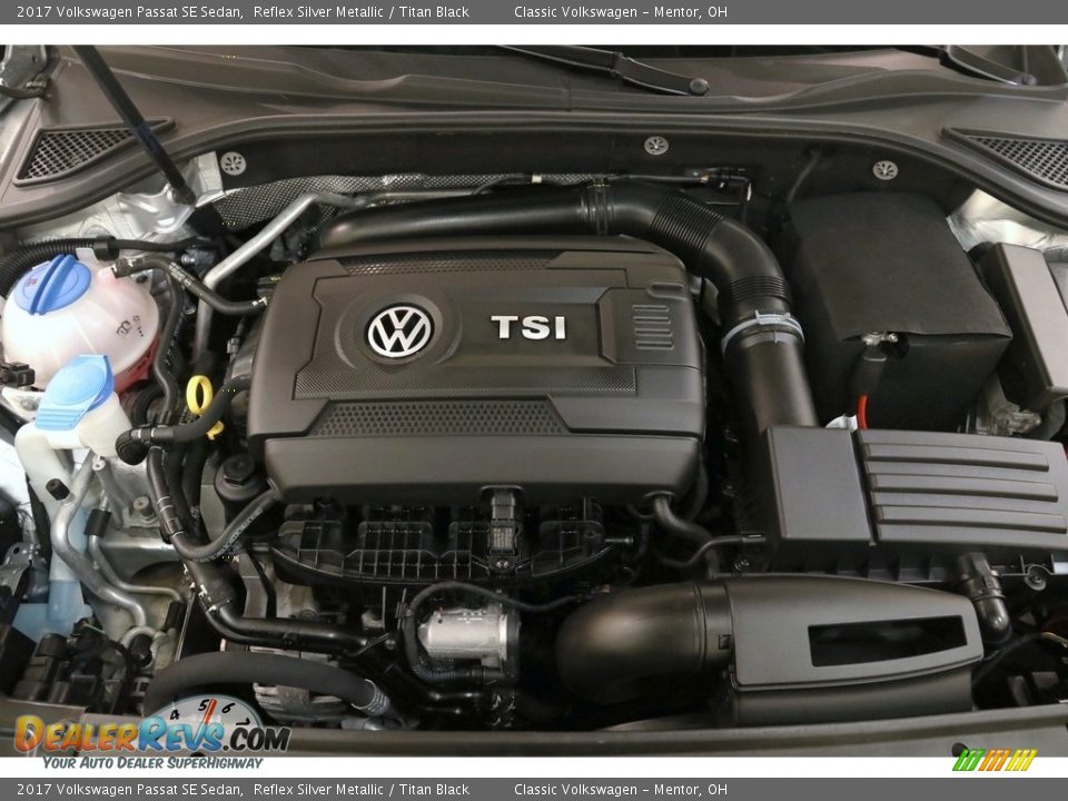 2017 Volkswagen Passat SE Sedan Reflex Silver Metallic / Titan Black Photo #18