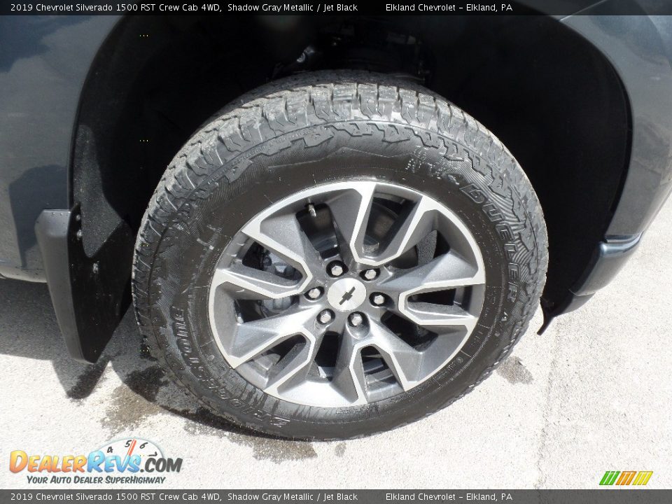 2019 Chevrolet Silverado 1500 RST Crew Cab 4WD Shadow Gray Metallic / Jet Black Photo #11
