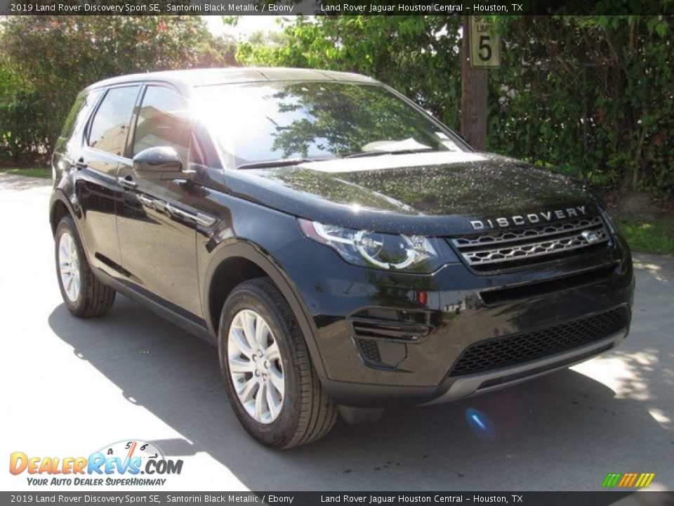 2019 Land Rover Discovery Sport SE Santorini Black Metallic / Ebony Photo #2