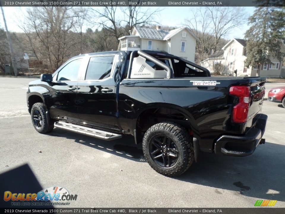 2019 Chevrolet Silverado 1500 Custom Z71 Trail Boss Crew Cab 4WD Black / Jet Black Photo #5