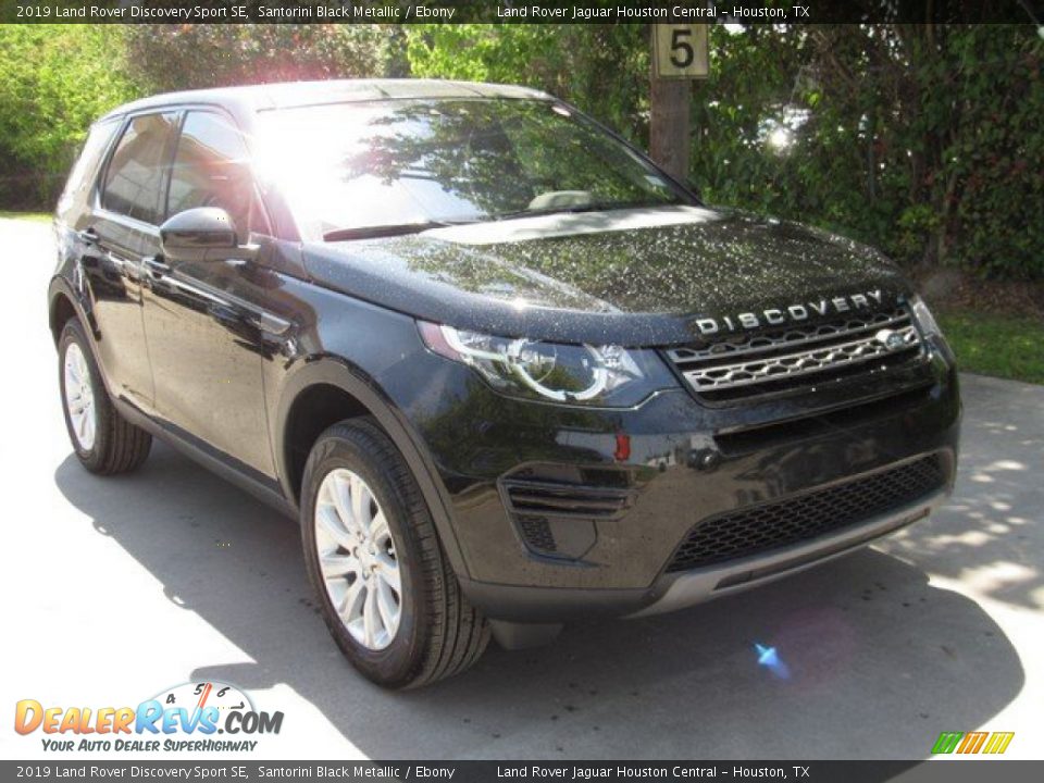 2019 Land Rover Discovery Sport SE Santorini Black Metallic / Ebony Photo #2