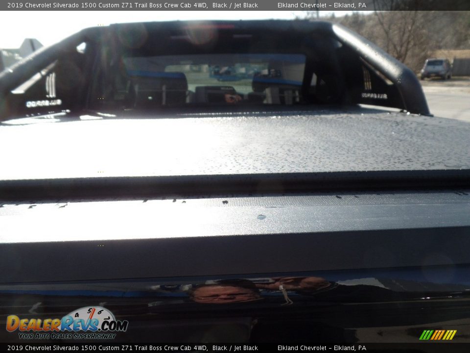 2019 Chevrolet Silverado 1500 Custom Z71 Trail Boss Crew Cab 4WD Black / Jet Black Photo #15