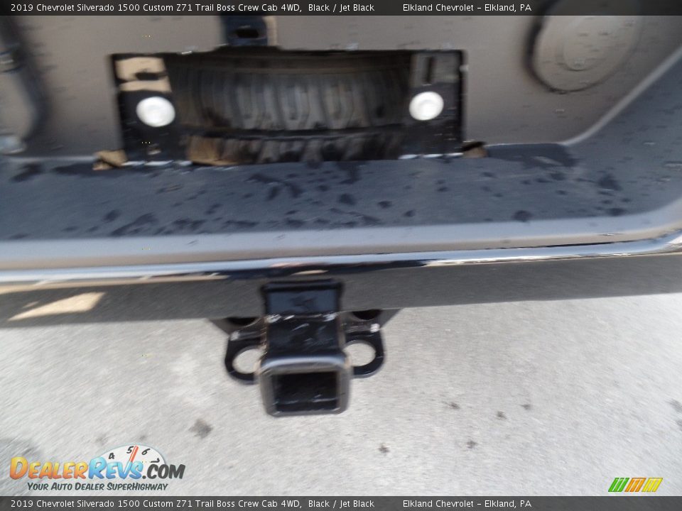 2019 Chevrolet Silverado 1500 Custom Z71 Trail Boss Crew Cab 4WD Black / Jet Black Photo #17