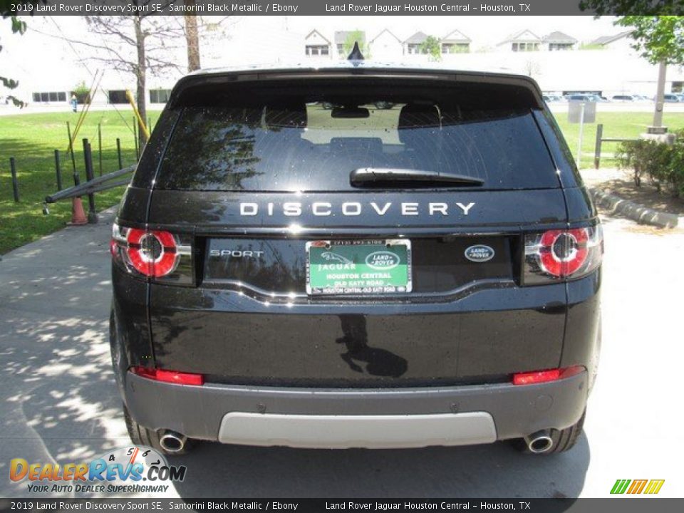 2019 Land Rover Discovery Sport SE Santorini Black Metallic / Ebony Photo #8