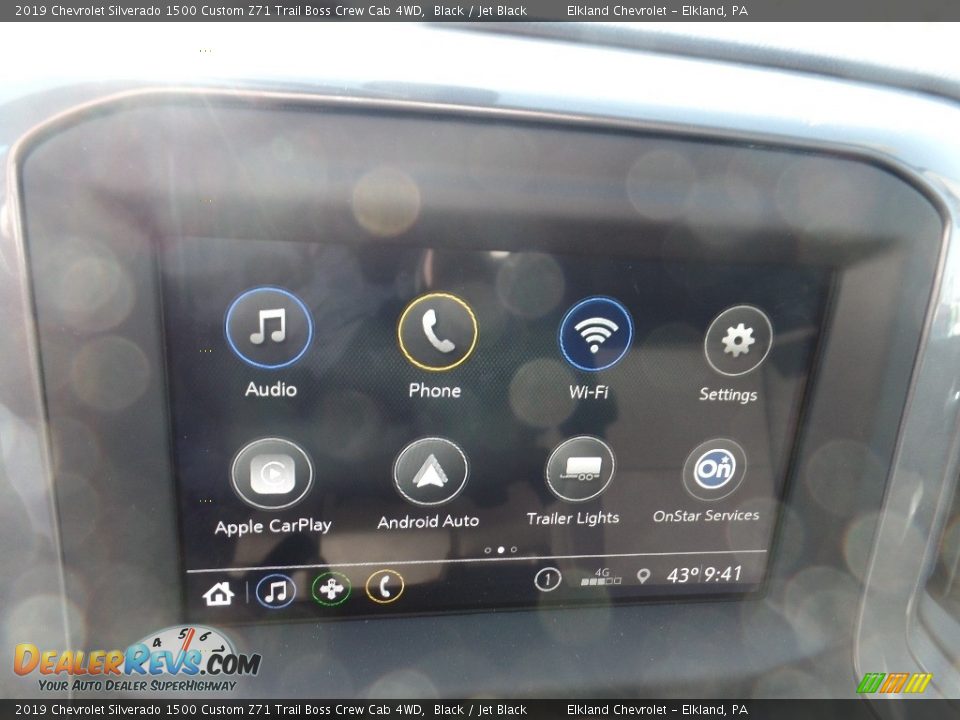 2019 Chevrolet Silverado 1500 Custom Z71 Trail Boss Crew Cab 4WD Black / Jet Black Photo #26