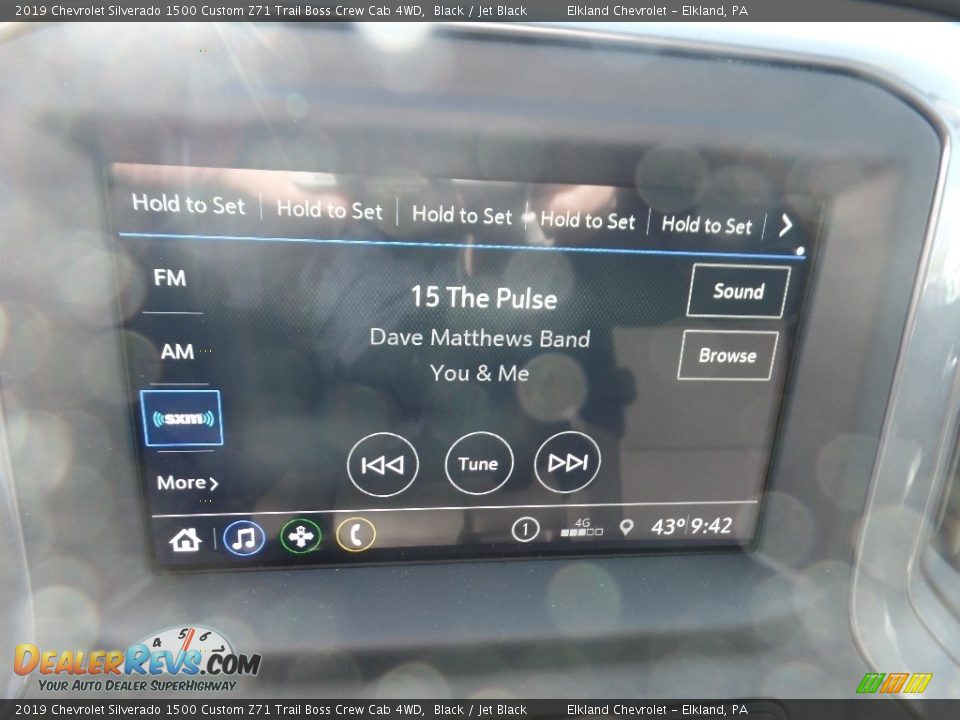 2019 Chevrolet Silverado 1500 Custom Z71 Trail Boss Crew Cab 4WD Black / Jet Black Photo #27