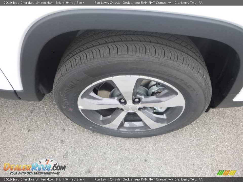2019 Jeep Cherokee Limited 4x4 Bright White / Black Photo #9