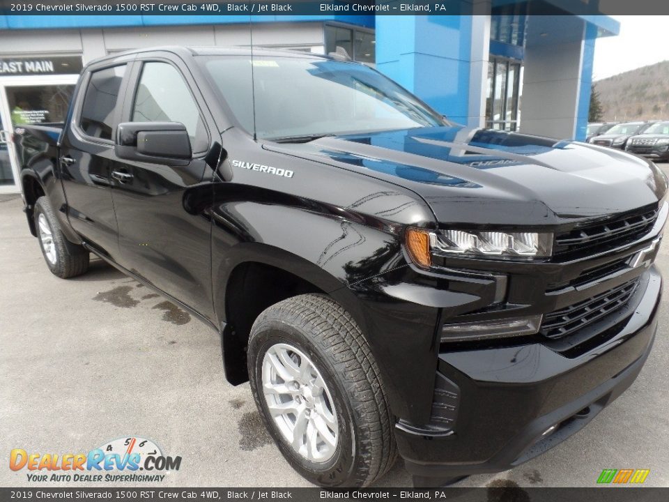 2019 Chevrolet Silverado 1500 RST Crew Cab 4WD Black / Jet Black Photo #1