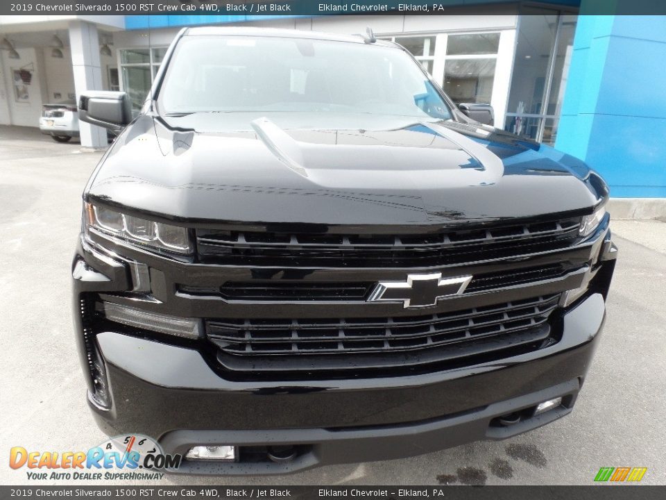 2019 Chevrolet Silverado 1500 RST Crew Cab 4WD Black / Jet Black Photo #2