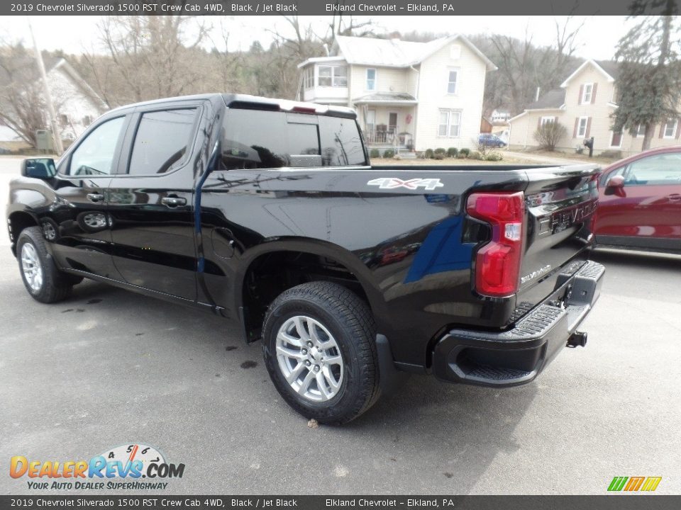 2019 Chevrolet Silverado 1500 RST Crew Cab 4WD Black / Jet Black Photo #6