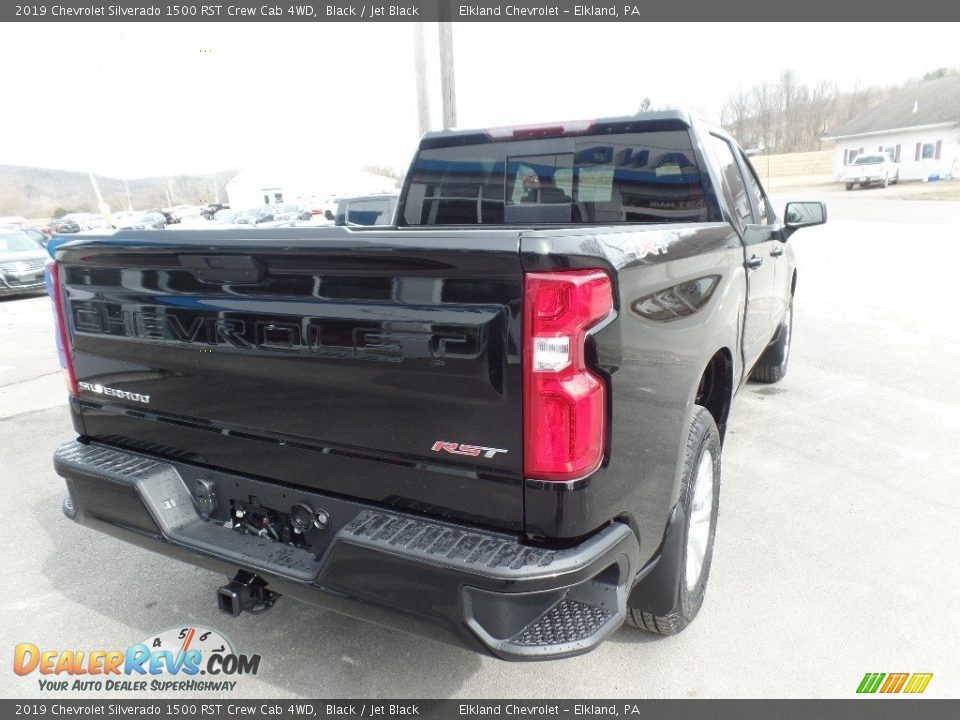 2019 Chevrolet Silverado 1500 RST Crew Cab 4WD Black / Jet Black Photo #8