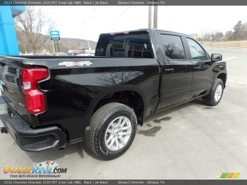 2019 Chevrolet Silverado 1500 RST Crew Cab 4WD Black / Jet Black Photo #9