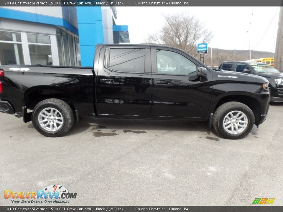 2019 Chevrolet Silverado 1500 RST Crew Cab 4WD Black / Jet Black Photo #10