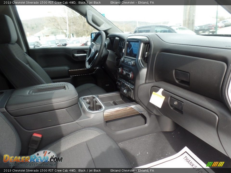 2019 Chevrolet Silverado 1500 RST Crew Cab 4WD Black / Jet Black Photo #13