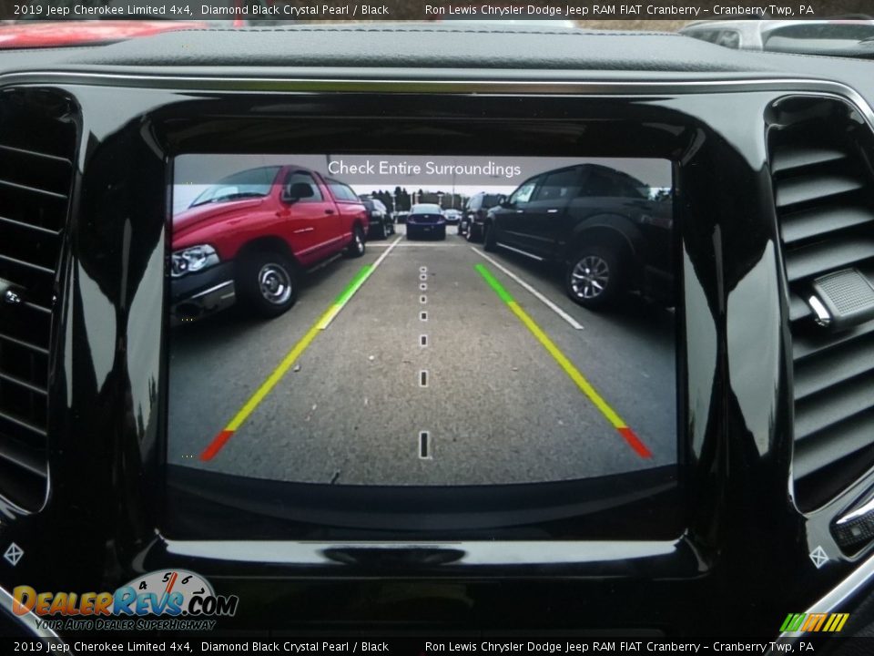 2019 Jeep Cherokee Limited 4x4 Diamond Black Crystal Pearl / Black Photo #18