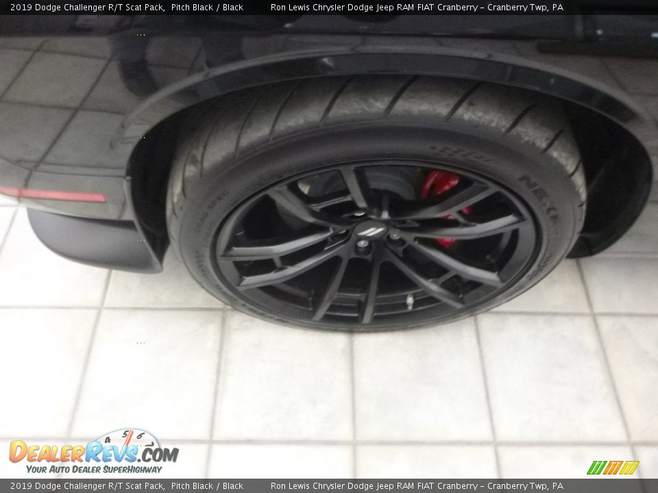 2019 Dodge Challenger R/T Scat Pack Pitch Black / Black Photo #3