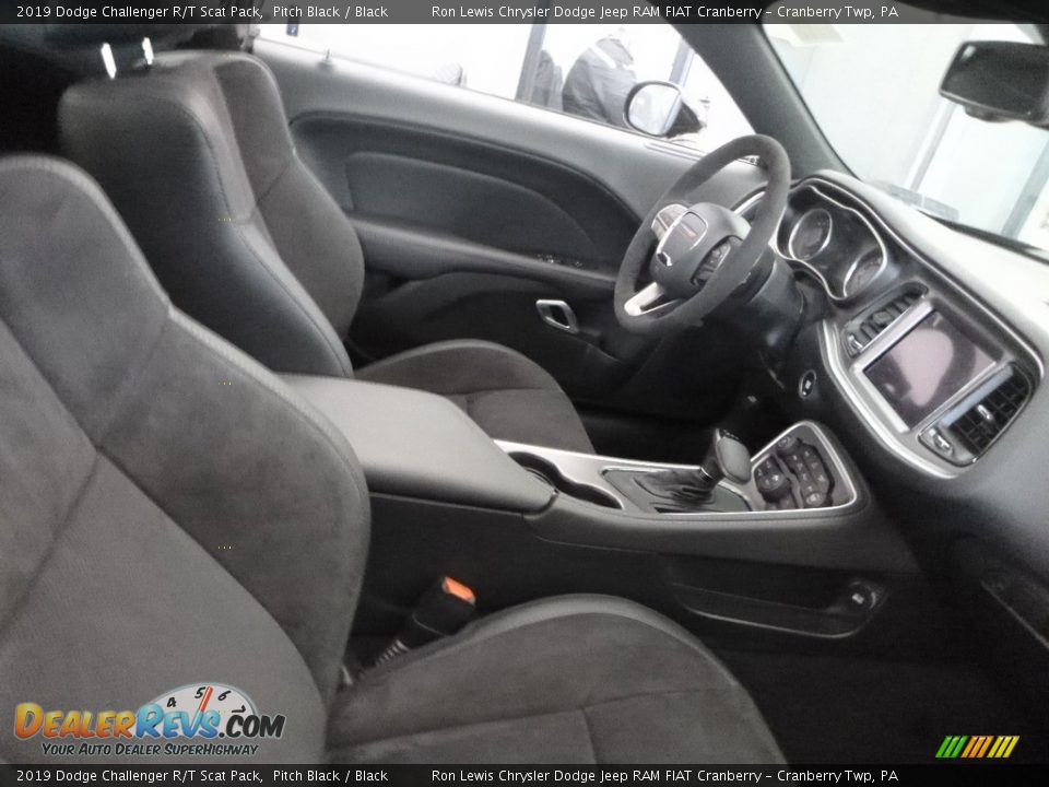 2019 Dodge Challenger R/T Scat Pack Pitch Black / Black Photo #9