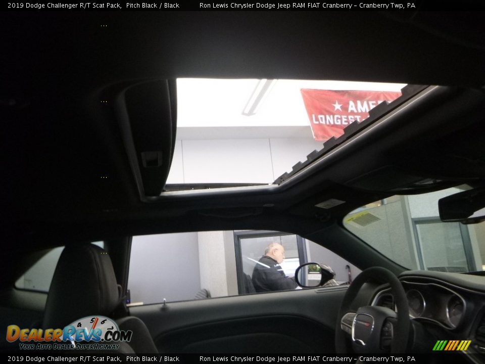 2019 Dodge Challenger R/T Scat Pack Pitch Black / Black Photo #11