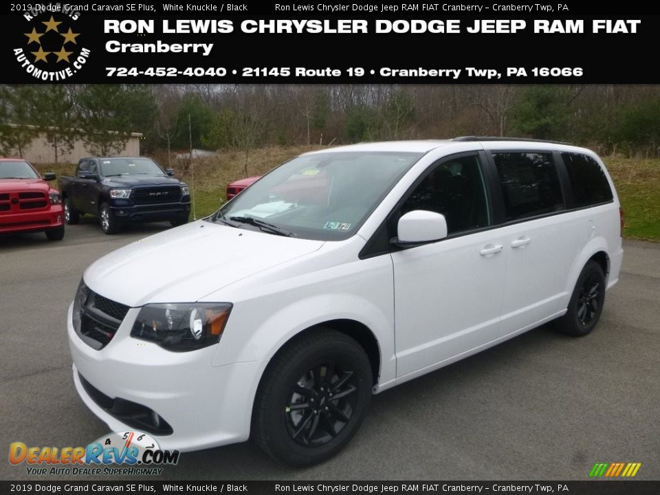 2019 Dodge Grand Caravan SE Plus White Knuckle / Black Photo #1