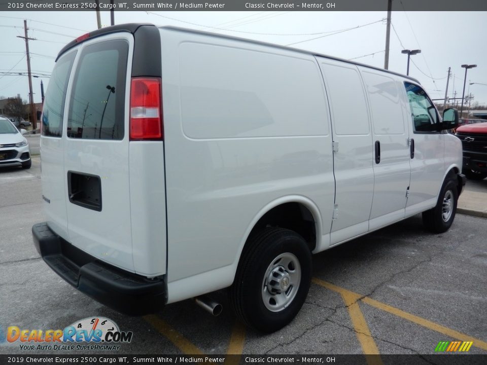 2019 Chevrolet Express 2500 Cargo WT Summit White / Medium Pewter Photo #5